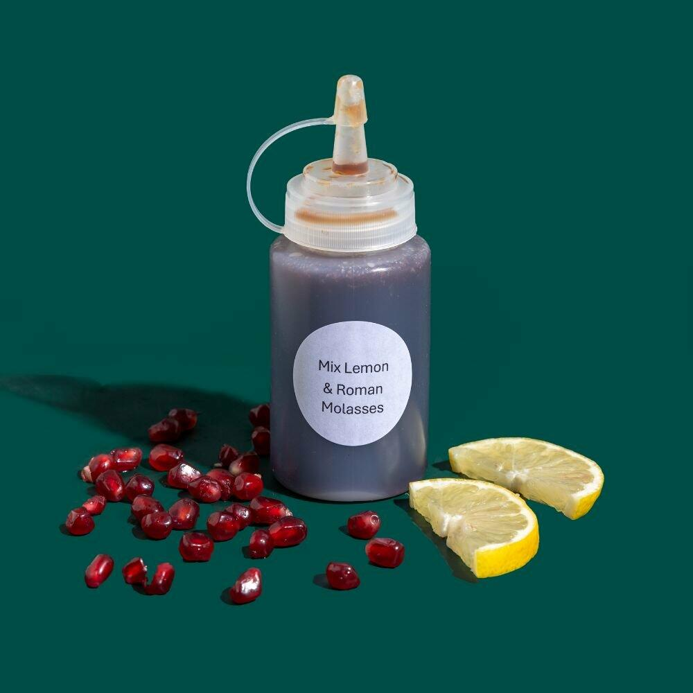 غرشة مكس ليمون ودبس الرمان